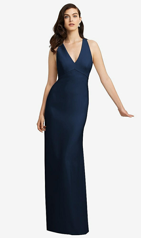 Front View - Midnight Navy Dessy Bridesmaid Dress 2938
