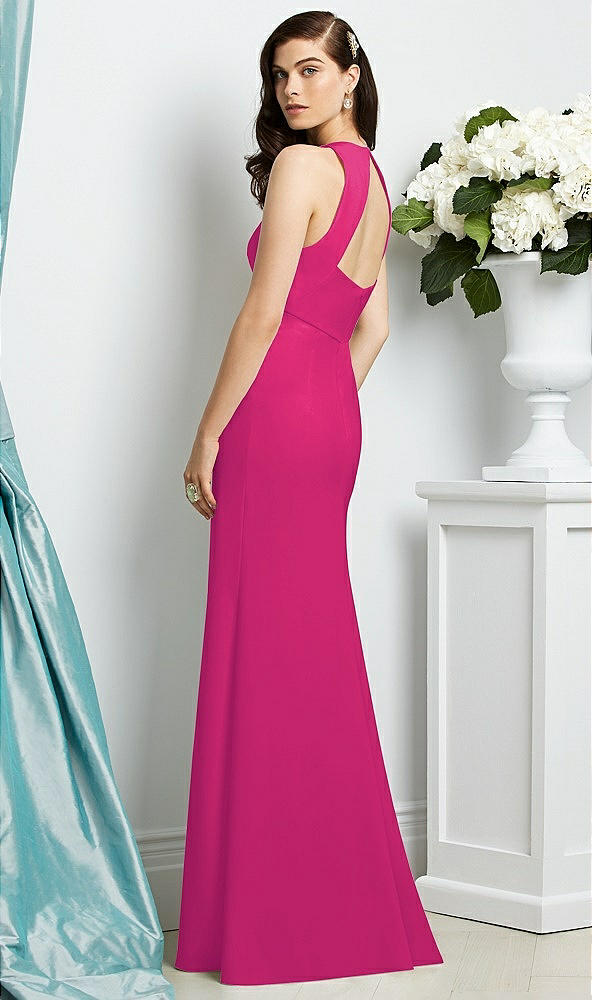 Back View - Think Pink Dessy Bridesmaid Dress 2938