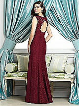 Rear View Thumbnail - Burgundy Dessy Bridesmaid Dress 2940
