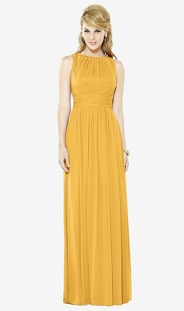 Front View - NYC Yellow After Six Bridesmaid Dress 6709