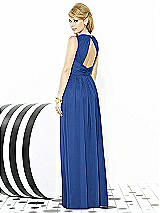 Rear View Thumbnail - Classic Blue After Six Bridesmaid Dress 6709