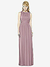 Front View Thumbnail - Dusty Rose After Six Bridesmaid Dress 6709