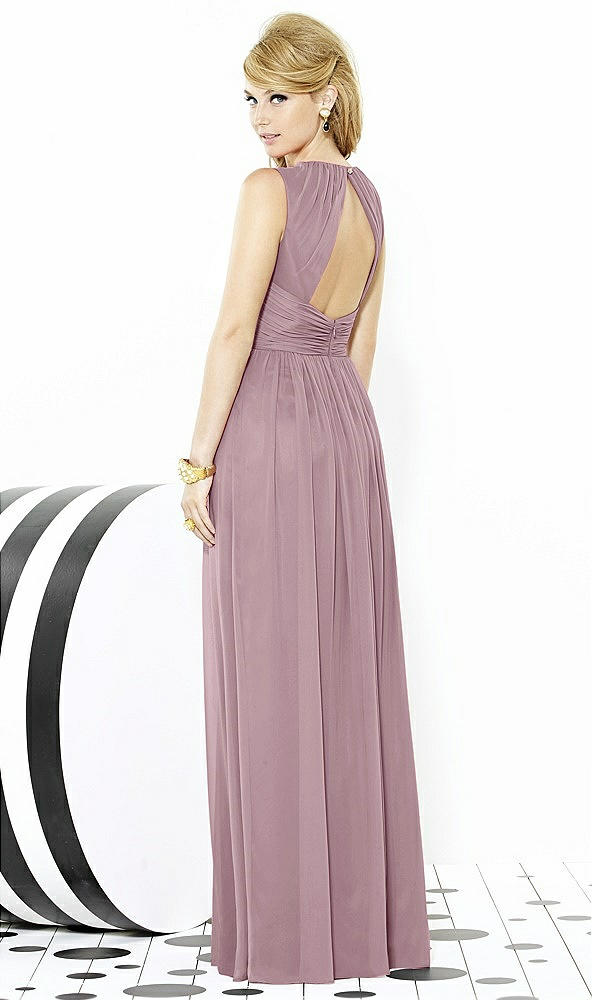 Back View - Dusty Rose After Six Bridesmaid Dress 6709
