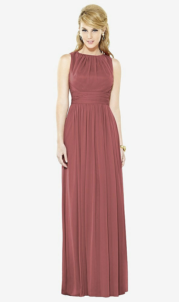 Front View - English Rose After Six Bridesmaid Dress 6709