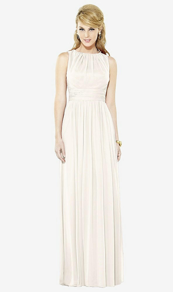 Front View - Ivory After Six Bridesmaid Dress 6709