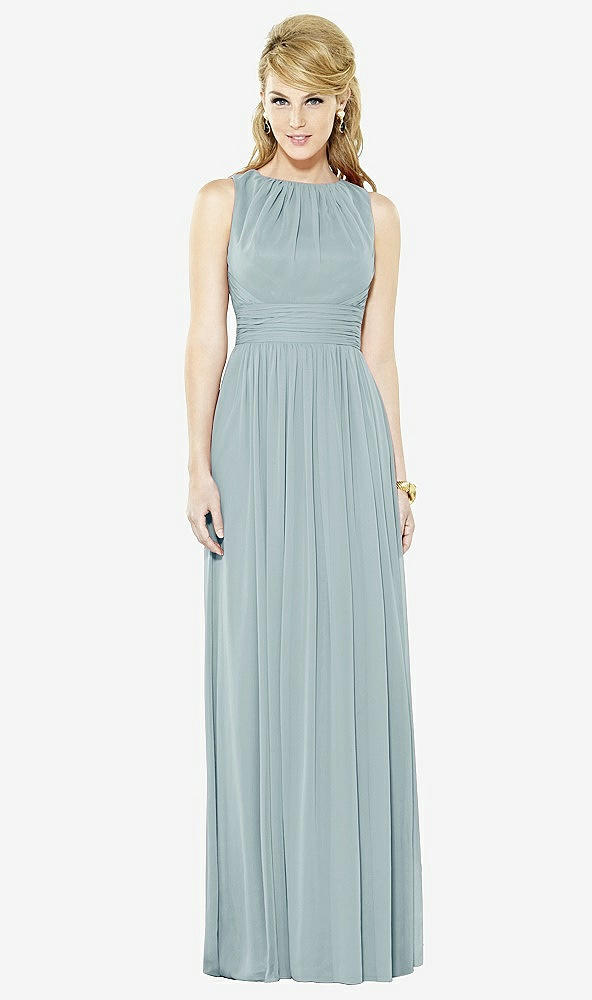 Front View - Morning Sky After Six Bridesmaid Dress 6709