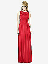 Front View Thumbnail - Parisian Red After Six Bridesmaid Dress 6709