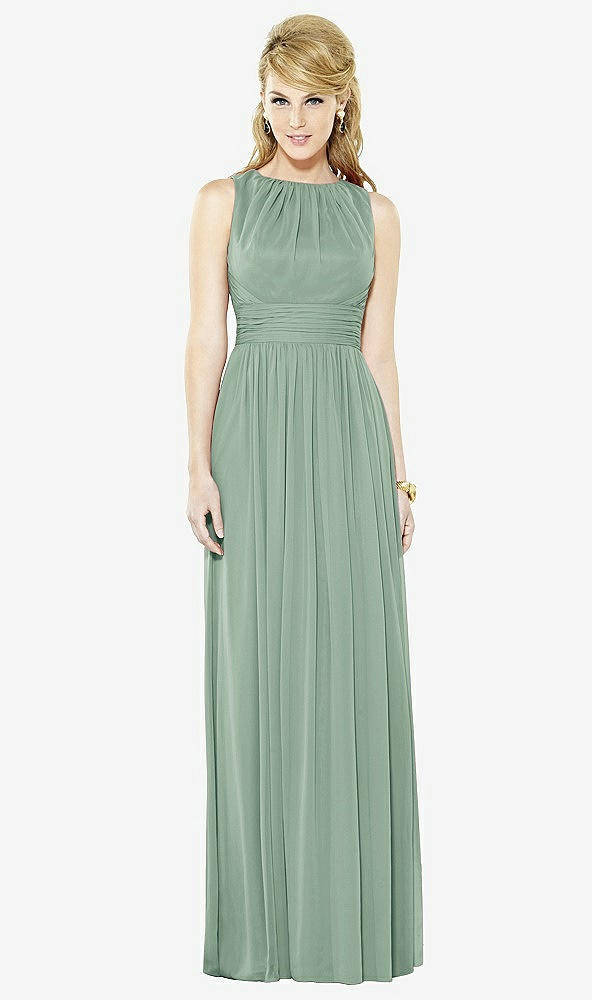 Front View - Seagrass After Six Bridesmaid Dress 6709