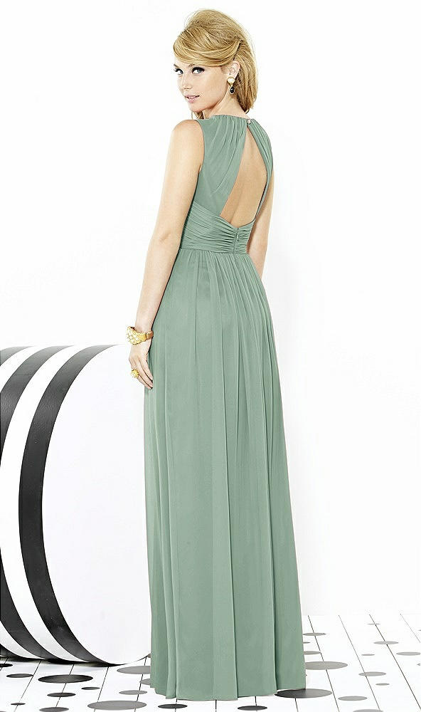 Back View - Seagrass After Six Bridesmaid Dress 6709