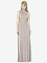 Front View Thumbnail - Taupe After Six Bridesmaid Dress 6709
