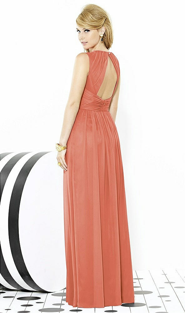 Back View - Terracotta Copper After Six Bridesmaid Dress 6709