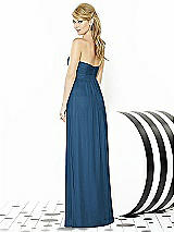 Rear View Thumbnail - Dusk Blue After Six Bridesmaids Style 6710