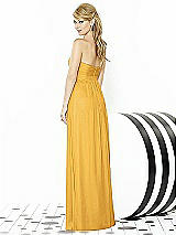 Rear View Thumbnail - NYC Yellow After Six Bridesmaids Style 6710