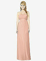 Front View Thumbnail - Pale Peach After Six Bridesmaids Style 6710