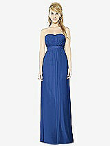 Front View Thumbnail - Classic Blue After Six Bridesmaids Style 6710