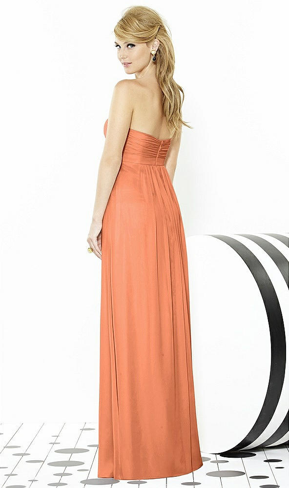 Back View - Sweet Melon After Six Bridesmaids Style 6710