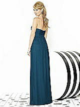 Rear View Thumbnail - Atlantic Blue After Six Bridesmaids Style 6710