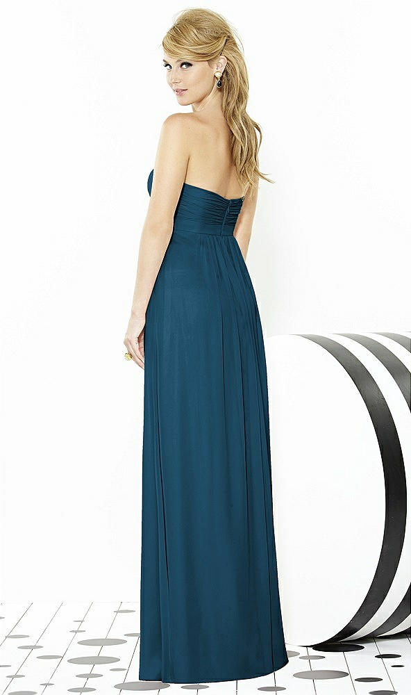 Back View - Atlantic Blue After Six Bridesmaids Style 6710