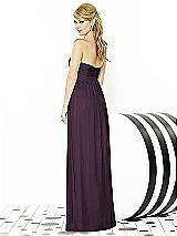 Rear View Thumbnail - Aubergine After Six Bridesmaids Style 6710