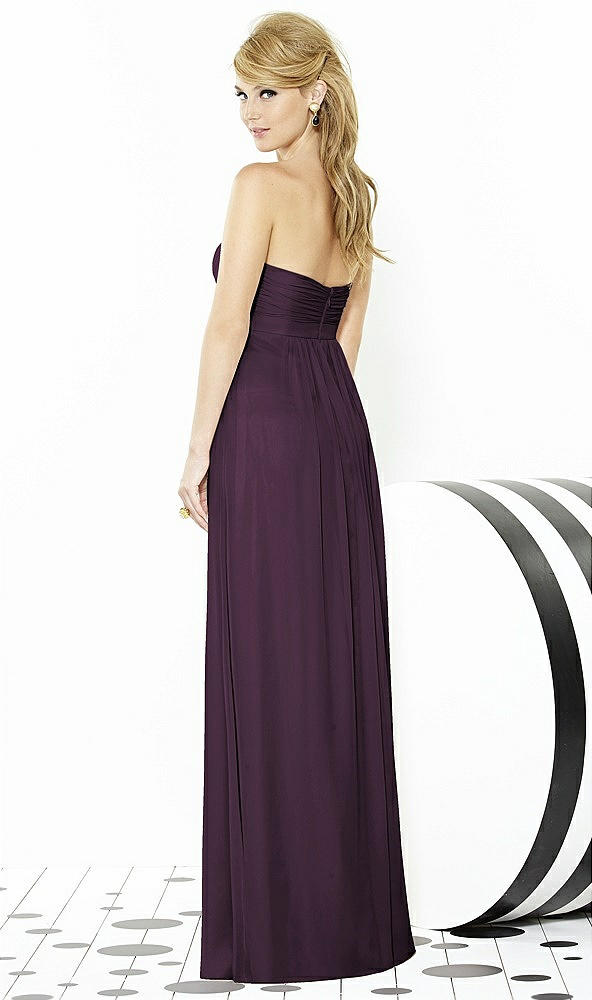Back View - Aubergine After Six Bridesmaids Style 6710