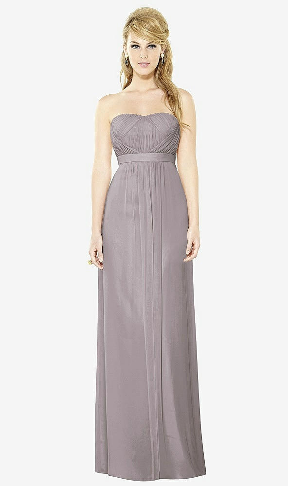 Front View - Cashmere Gray After Six Bridesmaids Style 6710