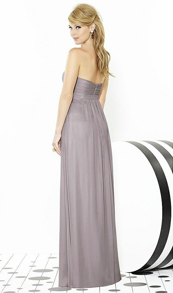 Back View - Cashmere Gray After Six Bridesmaids Style 6710