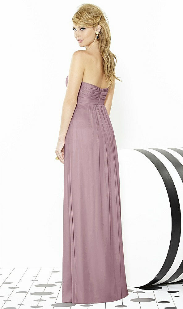 Back View - Dusty Rose After Six Bridesmaids Style 6710