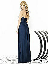 Rear View Thumbnail - Midnight Navy After Six Bridesmaids Style 6710