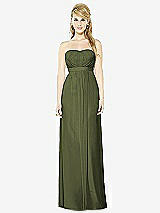 Front View Thumbnail - Olive Green After Six Bridesmaids Style 6710