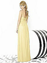 Rear View Thumbnail - Pale Yellow After Six Bridesmaids Style 6710