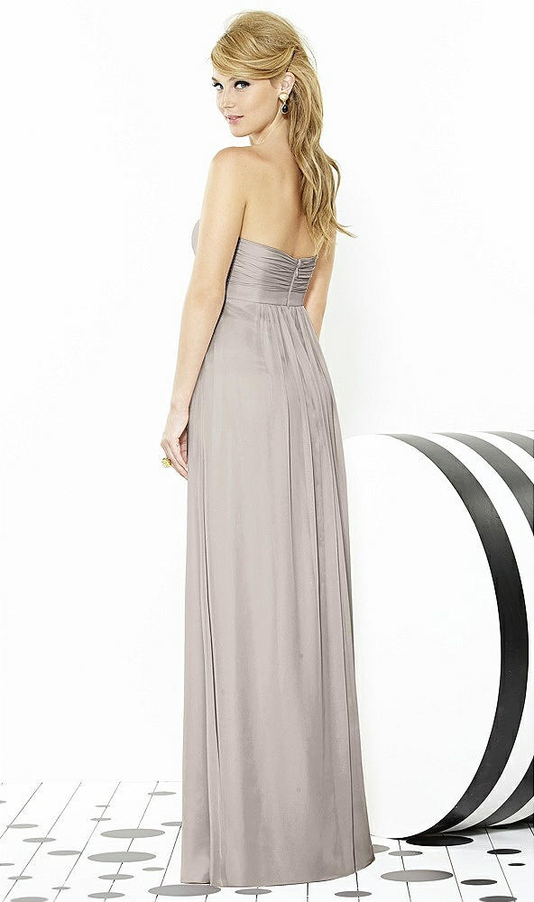 Back View - Taupe After Six Bridesmaids Style 6710