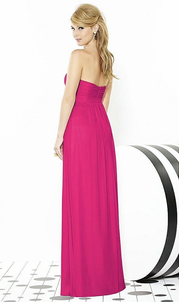 Back View - Think Pink After Six Bridesmaids Style 6710