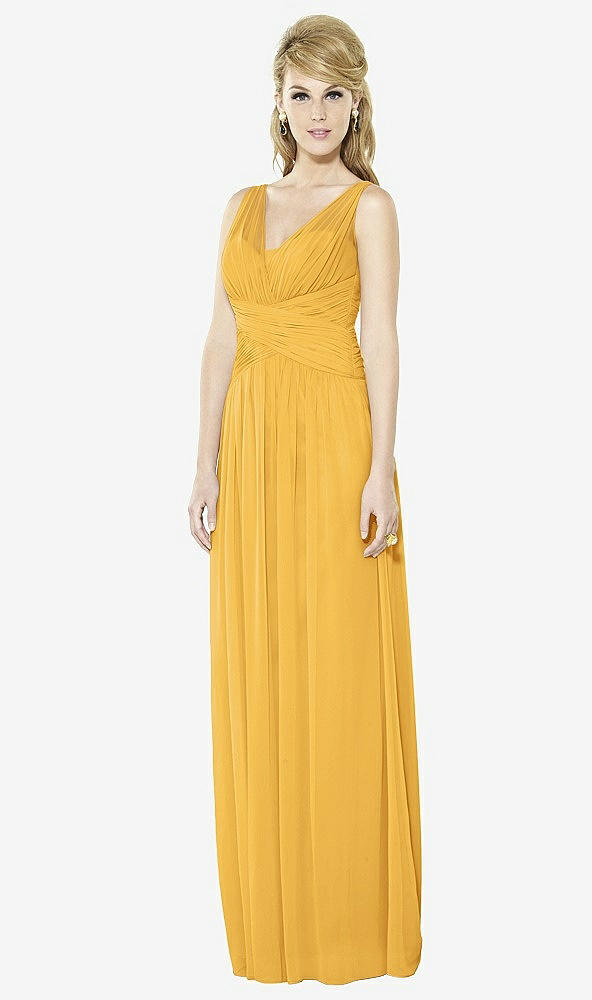 Front View - NYC Yellow After Six Bridesmaid Dress 6711