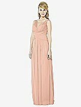 Front View Thumbnail - Pale Peach After Six Bridesmaid Dress 6711