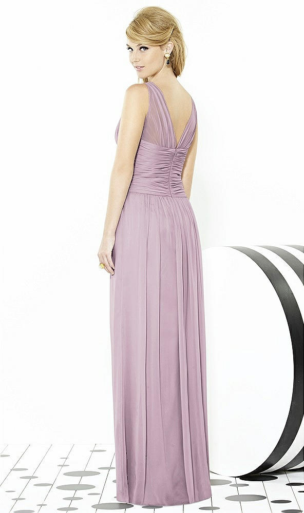 Back View - Suede Rose After Six Bridesmaid Dress 6711