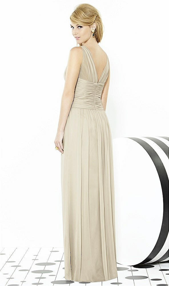 Back View - Champagne After Six Bridesmaid Dress 6711