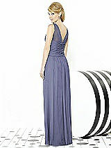 Rear View Thumbnail - French Blue After Six Bridesmaid Dress 6711