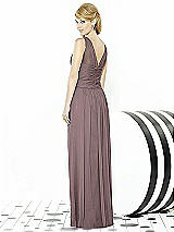 Rear View Thumbnail - French Truffle After Six Bridesmaid Dress 6711