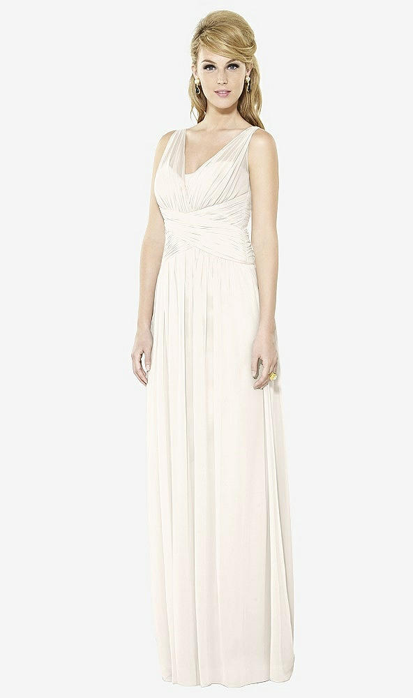 Front View - Ivory After Six Bridesmaid Dress 6711