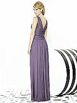 Rear View Thumbnail - Lavender After Six Bridesmaid Dress 6711