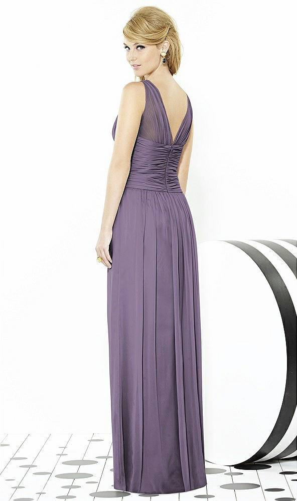 Back View - Lavender After Six Bridesmaid Dress 6711