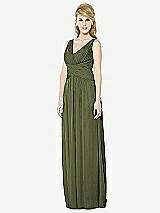 Front View Thumbnail - Olive Green After Six Bridesmaid Dress 6711