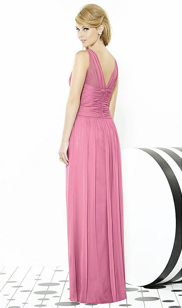 Back View - Orchid Pink After Six Bridesmaid Dress 6711