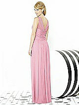 Rear View Thumbnail - Peony Pink After Six Bridesmaid Dress 6711