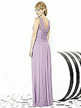 Rear View Thumbnail - Pale Purple After Six Bridesmaid Dress 6711