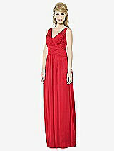 Front View Thumbnail - Parisian Red After Six Bridesmaid Dress 6711