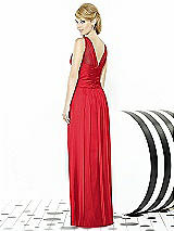 Rear View Thumbnail - Parisian Red After Six Bridesmaid Dress 6711