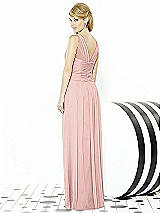 Rear View Thumbnail - Rose - PANTONE Rose Quartz After Six Bridesmaid Dress 6711