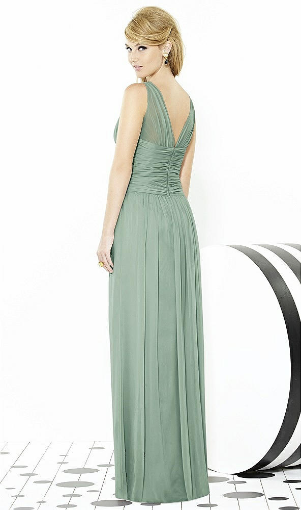 Back View - Seagrass After Six Bridesmaid Dress 6711