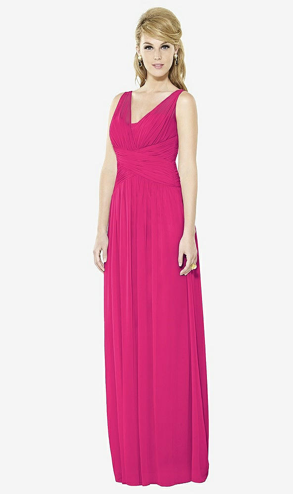 Front View - Think Pink After Six Bridesmaid Dress 6711